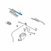 OEM 1999 Toyota Corolla Wiper Arm Diagram - 85211-02030