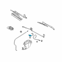 OEM 1994 Toyota Corolla Reservoir Cap Diagram - 85316-01011