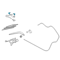 OEM Toyota Land Cruiser Rear Hose Elbow Diagram - 85375-02260