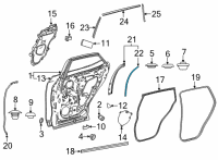 OEM 2022 Lexus NX450h+ WEATHERSTRIP, RR DOO Diagram - 67873-78010