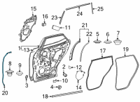 OEM 2022 Lexus NX450h+ WEATHERSTRIP, RR DOO Diagram - 67896-78020