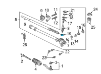 OEM 1991 Acura NSX Bearing, Half Shaft Diagram - 91099-SL0-A11