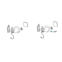 OEM 2002 Saturn LW300 License Lamp Bulb Diagram - 9442399