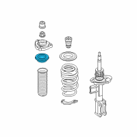 OEM 2019 Infiniti QX30 Bearing-Strut Mounting Diagram - 54325-5DA0A