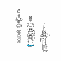 OEM 2019 Infiniti QX30 Seat-Front Spring, Lower Rubber Diagram - 54035-5DA0A