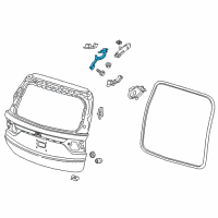 OEM 2019 Honda Odyssey Hinge Complete R, Tail Gate Diagram - 68210-THR-A12ZZ