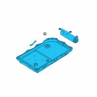 OEM BMW M850i xDrive Oil Volume Reservoir Repair Kit Diagram - 24-34-7-544-930