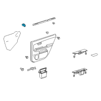 OEM 2008 Lexus RX350 Switch Assembly, MULTIPLEX Diagram - 84030-0E010