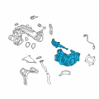 OEM 2017 Honda CR-V Turbocharger Assembly Diagram - 18900-5AA-A01