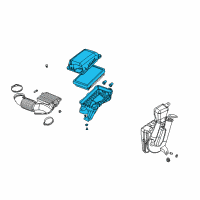 OEM Saturn Cleaner Asm, Air (W/ Mass Airflow Sensor) Diagram - 15810995