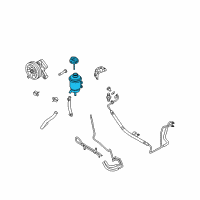 OEM Hyundai Reservoir Assembly-Power Steering Diagram - 57150-3M000