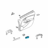 OEM 2013 Honda Insight Switch Assembly, Power Window Master Diagram - 35750-TM8-A11