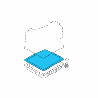 OEM Nissan Titan Gasket-Oil Pan Diagram - 31397-X280A