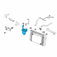 OEM 2001 Pontiac Firebird Reservoir Diagram - 10402687