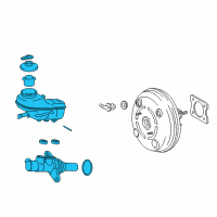 OEM Toyota Corolla Master Cylinder Diagram - 47201-02491