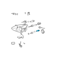 OEM 2005 Lexus ES330 Plug, Socket Diagram - 90075-60046