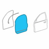 OEM 2001 Mercury Sable Weatherstrip Diagram - F6DZ-5420531-A