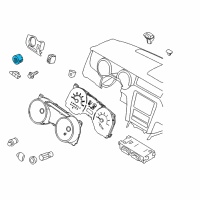 OEM Mercury Milan Headlamp Switch Diagram - 9R3Z-11654-CA