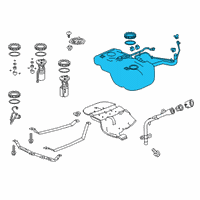 OEM 2021 Honda Pilot TANK SET, FUEL Diagram - 17044-TG7-A20