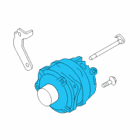 OEM 2016 Nissan Quest Alternator Assembly Diagram - 23100-1AA1B