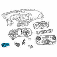 OEM 2019 Chrysler Pacifica Switch-HEADLAMP Diagram - 68156005AD