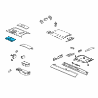 OEM 2009 Cadillac XLR Indicator Asm-Automatic Transmission Control Diagram - 15237551