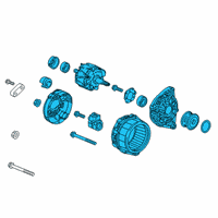 OEM 2019 Honda Civic Alternator Diagram - 31100-5BF-305RM