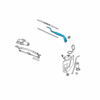 OEM Pontiac Wiper Arm Diagram - 25960270