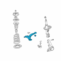 OEM 2001 Toyota Avalon Lower Control Arm Diagram - 48068-07030