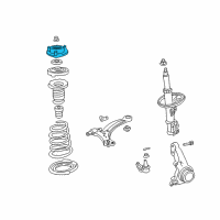 OEM 1999 Toyota Solara Strut Mount Diagram - 48603-06031