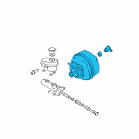 OEM 2011 Buick Lucerne Booster Assembly Diagram - 84163798