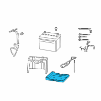 OEM 2009 Honda CR-V Box, Battery (55B) Diagram - 31521-SWA-A00