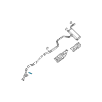 OEM 2008 Chrysler Sebring Gasket-CROSSUNDER Pipe Diagram - 5085685AA