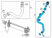 OEM Buick Inlet Tube Diagram - 42691763