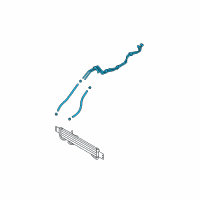 OEM 2009 Kia Sorento Tube Assembly-Oil Cooler Diagram - 254703E930