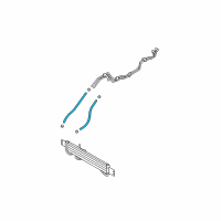 OEM Kia Sorento Hose-Oil Cooler Diagram - 254213E930