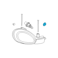 OEM 2002 Dodge Neon Headlight Screws Diagram - 5288720AA