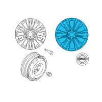 OEM 2018 Nissan Armada Wheel-Aluminum Diagram - D0C00-5ZW5A