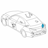 OEM Lexus IS350 Computer Assy, Smart Diagram - 89990-53233