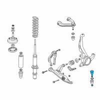 OEM 2000 Honda CR-V Joint, Ball (Lower) Diagram - 51220-S04-003