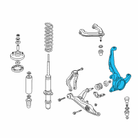 OEM 2000 Honda CR-V Knuckle, Right Front (Abs) Diagram - 51210-S04-N10