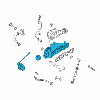 OEM 2019 Kia Stinger Turbocharger Diagram - 282312CTA2