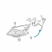 OEM Saturn Aura Harness Asm-Fwd Lamp Wiring Diagram - 15859537