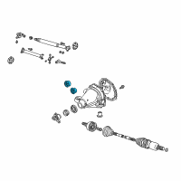 OEM Ford Differential Insulator Diagram - 2R8Z-4B431-AA