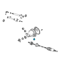 OEM Ford Front Insulator Plate Diagram - XW4Z-4B424-BA