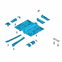 OEM Ford C-Max Front Floor Pan Diagram - FV6Z-5811135-A