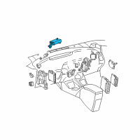 OEM 2015 Toyota Prius Control Module Diagram - 89650-47532