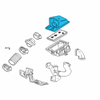 OEM 1997 Chevrolet Malibu Cover-Air Cleaner Housing Diagram - 24506180