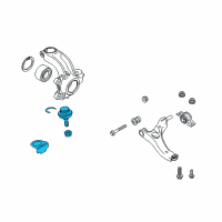 OEM 2012 Ford Transit Connect Ball Joint Diagram - 2T1Z-3468-A