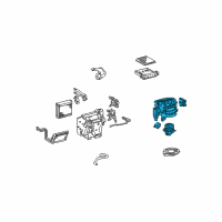 OEM 2007 Toyota FJ Cruiser Blower Assembly Diagram - 87130-35180